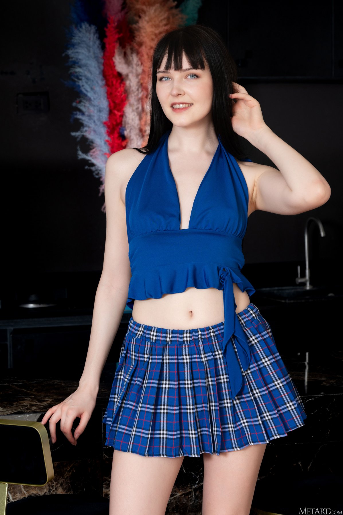 amelia riven blue plaid metart 0002